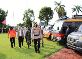 Pertahankan Zona Terkendali Penularan Covid-19, Keluar Masuk OKI diawasi