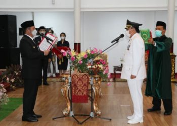 Gubernur Sumsel Resmi Lantik Nasrun Umar Jadi Penjabat Bupati Muara Enim