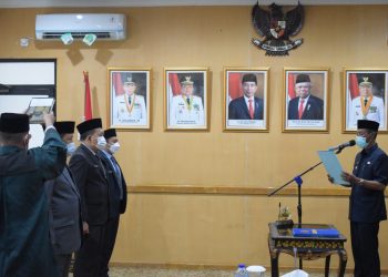 Lantik 2 JPT dan 1 Pejabat Administrator, Wabup OKI Minta Perkuat Fokus Inovasi dan Kualitas Kinerja