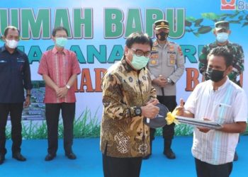 Plh Bupati Muara Enim Buka Secara Simbolis Relokasi Warga Sekitar Tambang PTBA