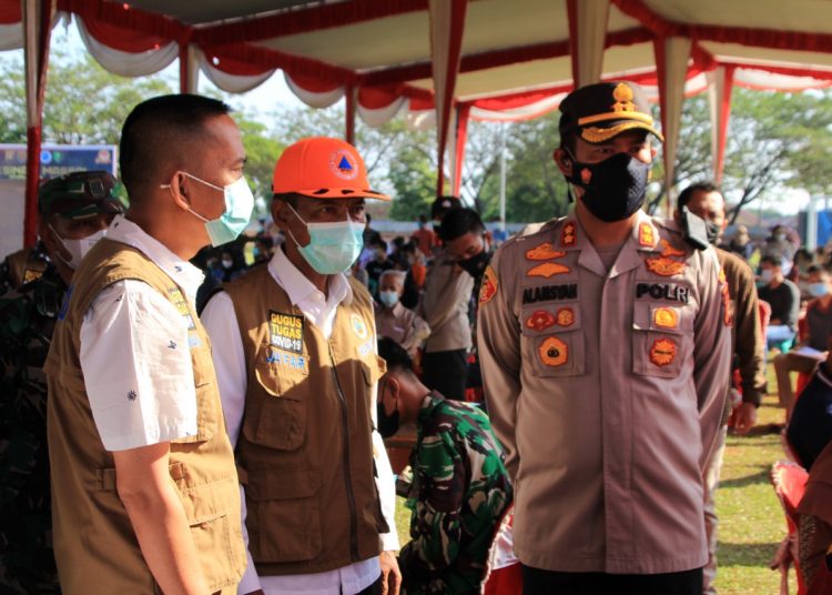 Ribuan Warga OKI Ikut Vaksinasi Masal