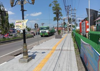 PTBA Percantik Pedestrian Tanjung Enim