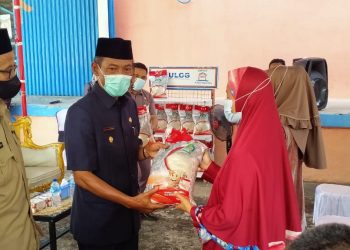 PPKM Mikro, Pemkab OKI Salurkan Beras untuk 35.877 KPM