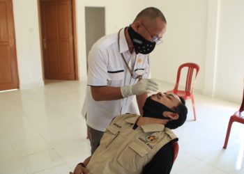 Rentan Terpapar, Pemkab OKI Rapid Test Puluhan Wartawan