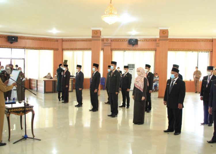 Rotasi Pejabat, Wabup OKI Minta Maksimalkan Penanganan Covid-19