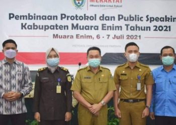 Pembinaan Keprotokolan dan Public Speaking Kabupaten Muara Enim 2021 Dibuka