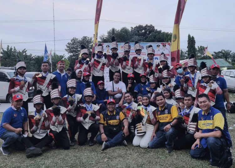 Raih Prestasi Gemilang, Drumband Muara Enim Juara Umum di Porprov OKU Raya