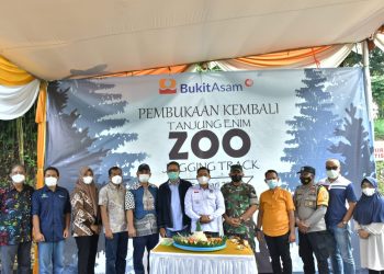 Pusat Rekreasi Wisata Mini Zoo And Jogging Track Bukit Asam Resmi Dibuka Kembali