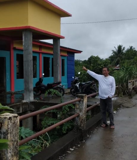 Dianggarkan Melalui Dana Desa, GSG Desa Gunung Megang Dalam Mangkrak