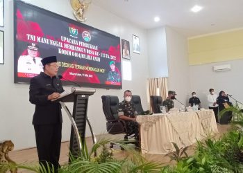 Kegiatan TMMD Ke-113 Kodim 0404 Muara Enim Resmi Dibuka