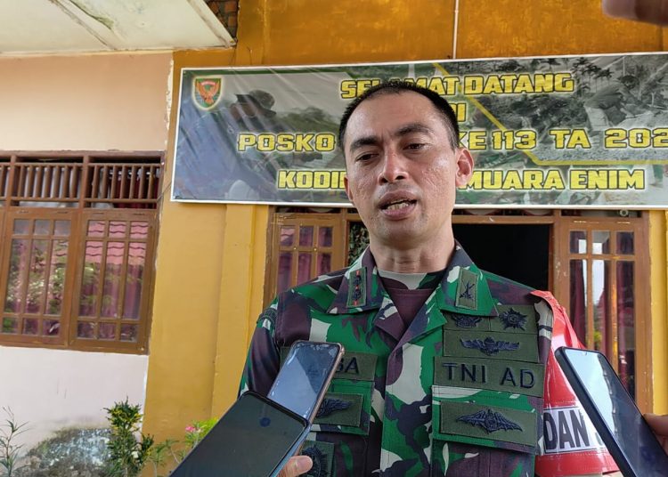 Dandim 0404 Muara Enim Optimis Kegiatan Fisik TMMD Ke-113 Rampung Sesuai Target