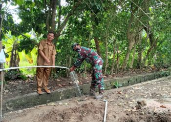 Masyarakat Desa Ulak Bandung Bakal Segera Miliki Sarana Air Bersih dari Program TMMD Ke-113