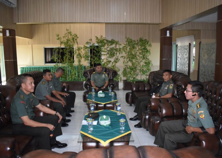 Tim Pengendalian Program dan Anggaran Korem 044/Gapo Kunjungi Kodim 0404 Muara Enim