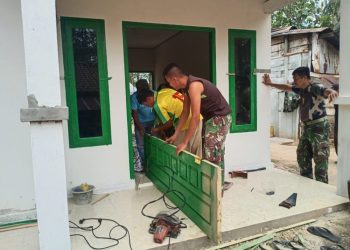 Boni Akui Tidak Sabar Lagi Ingin Menempati Rumahnya Setelah Dibedah Satgas TMMD Ke-113 Kodim 0404 Muara Enim