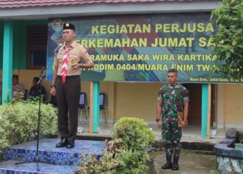 Dandim 0404 Muara Enim Buka Kegiatan Perkemahan Jumat Sabtu