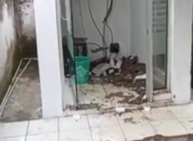Rampok Beraksi Rusak ATM Bank BRI di Lubuk Linggau