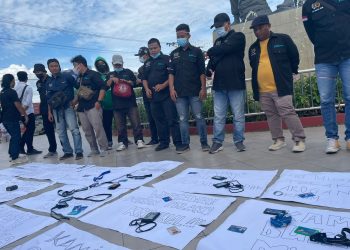 Kecam Larangan Liputan, PWI Muara Enim Demo PTBA