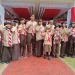 Angga Tridinova, Siswa SMPN 1 Kayuagung Pimpin Upacara HUT Pramuka