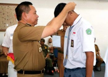 Jelang HUT RI, Pj Bupati Muara Enim Buka Diklat Paskibraka
