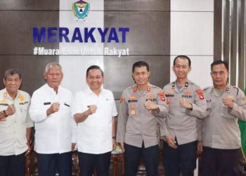 Pj Bupati Sambut Kunjungan Perdana Kapolres Muara Enim