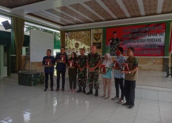 6 Wartawan Pemenang Lomba Karya Jurnalistik Terima Piagam dan Uang Pembinaan dari Dandim 0402 OKI