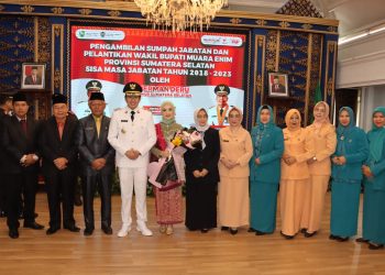 Ahmad Usmarwi Kaffah Resmi Jabat Plt Bupati Muara Enim