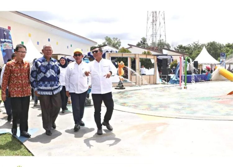 Klawas Waterpark Diresmikan Pj Sekda Muara Enim dan Dirut PTBA