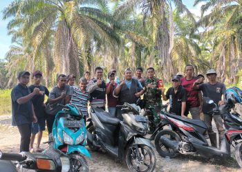 Warga Desa Harapan Jaya dan Saka Jaya Kompak Jaga Titik Rawan Pencurian Sawit