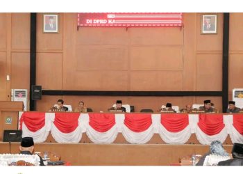 Raperda Pertanggungjawaban Pelaksanaan APBD 2022 Disampaikan Plt Bupati Muara Enim