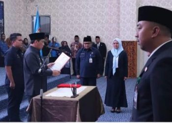 Walikota Lantik Pejabat PTP Pemkot Lubuk Linggau