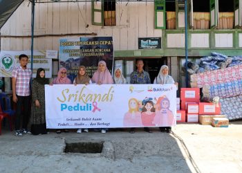 Srikandi Bukit Asam Salurkan Bantuan untuk Korban Kebakaran di Desa Tanjung Raya