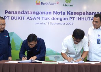 Bukit Asam (PTBA) Gandeng Inhutani V untuk Reklamasi hingga Pengelolaan Hutan