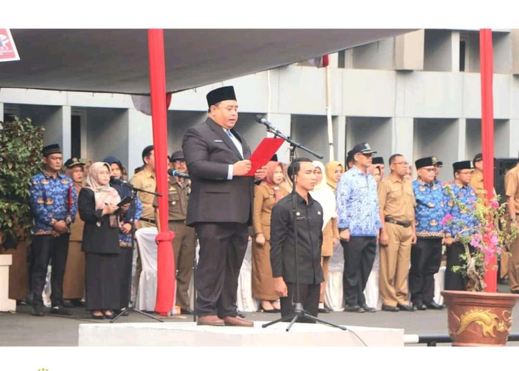 Sekda Muara Enim  Pimpinan Upacara Hari Kesaktian Pancasila 