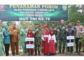 Pj Bupati Dampingi Kunker Pangdam II Sriwijaya di Bumi Serasan Sekundang