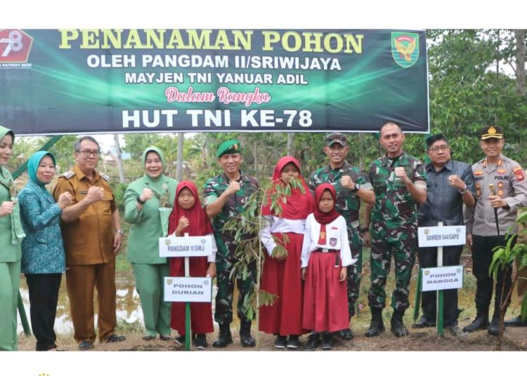 Pj Bupati Dampingi Kunker Pangdam II Sriwijaya di Bumi Serasan Sekundang