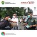 Cegah ISPA, Pj. Bupati Muara Enim Bagikan Masker Gratis Kepada Pengguna Jalan