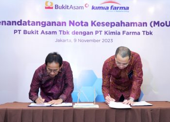 Bukit Asam (PTBA) dan Kimia Farma (KAEF) Jajaki Kerja Sama di Bidang Kesehatan