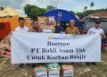 Bukit Asam (PTBA) Beri Bantuan untuk Korban Banjir di Sumsel