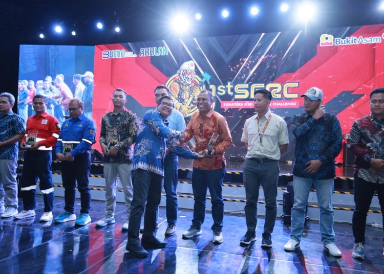 Jadi Tuan Rumah Sumatera Fire Rescue Challenge, Bukit Asam Borong Penghargaan