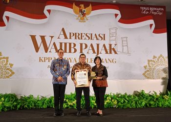 Bukti Taat Pajak, PT SBS Mendapatkan Apresiasi Wajib Pajak dari KPP Madya Palembang