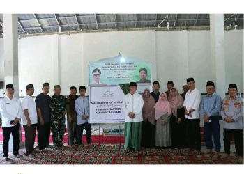 Pj Bupati Sumbang Dana Pembangunan Masjid dan Ponpes Asy-Syifa Al- Islami Muara Enim