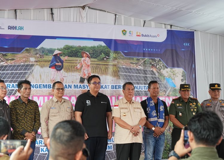 Bukit Asam (PTBA) Gencar Bangun PLTS untuk Pertanian