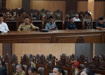 Pj Walkot Lubuk Linggau Hadiri Pemandangan Umum DPRD Terhadap LKPJ Tahun 2023