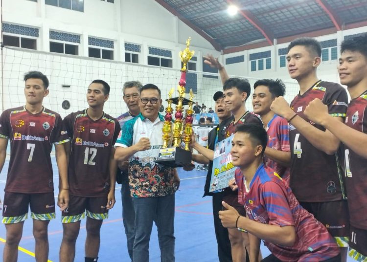 Tim Voli Bukit Asam Jadi Kampiun Bupati Lahat Cup 2024
