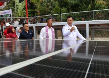 Bukit Asam (PTBA) Resmikan PLTS Irigasi di Tanjung Agung