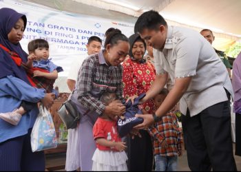 Bukit Asam (PTBA) Unit Dermaga Kertapati Gelar Pengobatan Gratis dan Penanganan Stunting