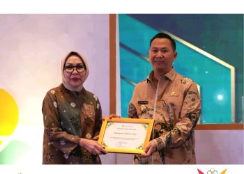 Pj. Bupati Muara Enim Terima Penghargaan Kemenkes RI