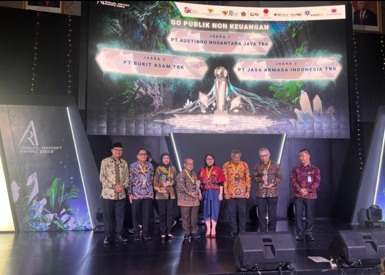 Bukit Asam (PTBA) Raih Penghargaan Annual Report Award 2023