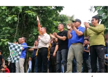 Pj. Bupati Muara Enim Lepas Lomba Bidar Mini Danau Cecuho
