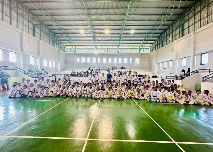 120 Karateka Inkado Porsiba Bukit Asam Tanjung Enim Ikuti Ujian Kenaikan Tingkat